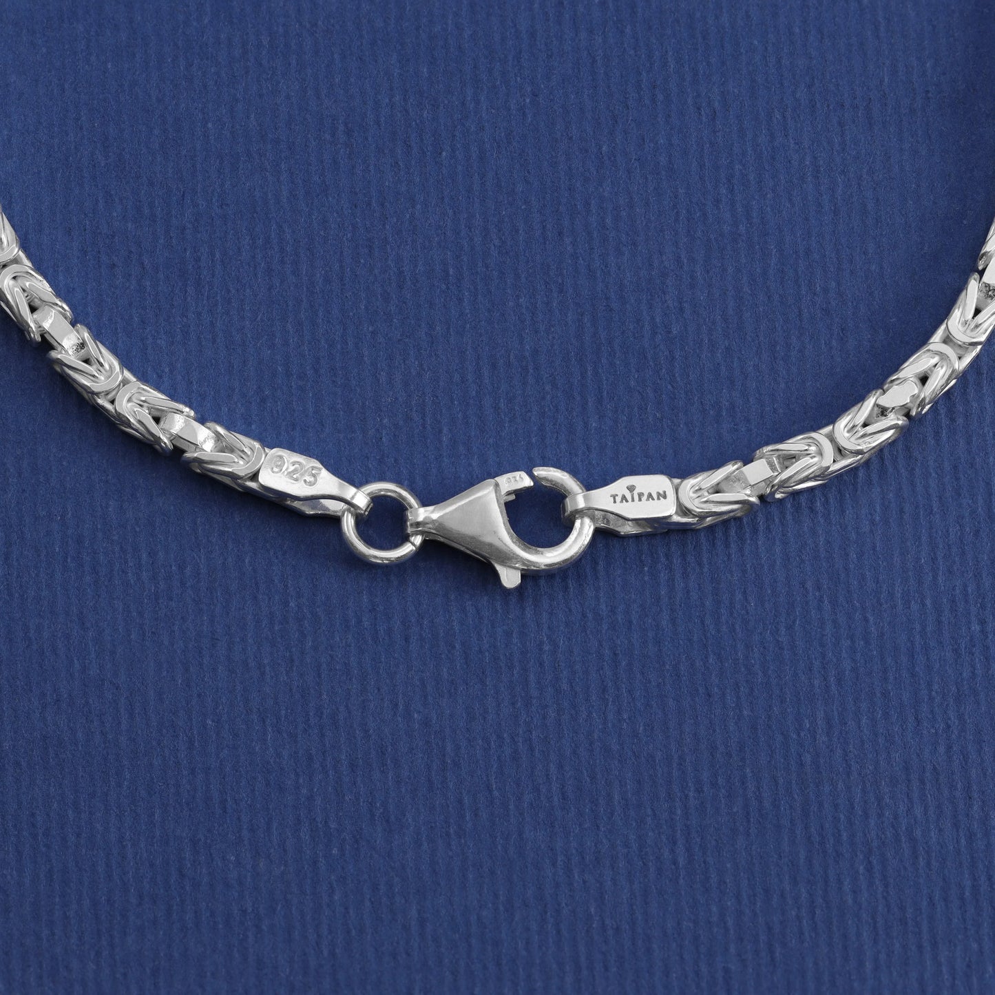 Königskette Armband Königsarmband 3mm breit 20cm lang aus 925 Sterling Silber (B397) - Taipan Schmuck
