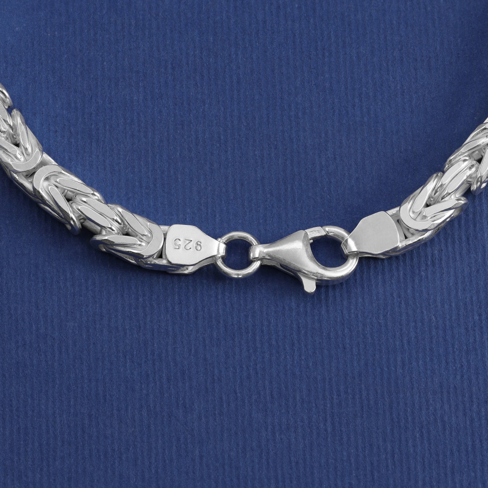 Königskette Armband Königsarmband 5mm breit 20cm lang aus 925 Sterling Silber (B380) - Taipan Schmuck